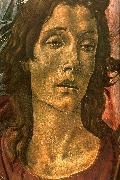 BOTTICELLI, Sandro San Barnaba Altarpiece (detail: head of St John) gdfg